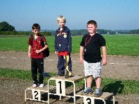 Dreifachsieg fr Jan, Moritz und Dennis in der Klassse 1
